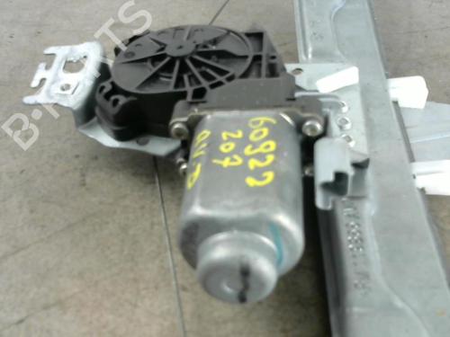 Rudehejsemekanisme Højre foran PEUGEOT 207 (WA_, WC_) 1.6 HDi (92 hp) 25537035