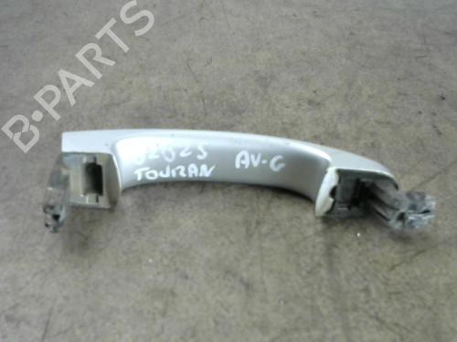 Used Front left exterior door handle VW TOURAN (1T1, 1T2) 1.9 TDI (105 hp) 25519842