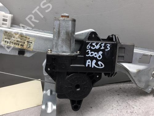 Used Rear right window mechanism PEUGEOT 3008 I MPV (0U_) 2.0 HDi (163 hp) 25556717