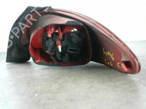 Left taillight PEUGEOT 206+ (2L_, 2M_) 1.4 HDi eco 70 | BP25560336C34 