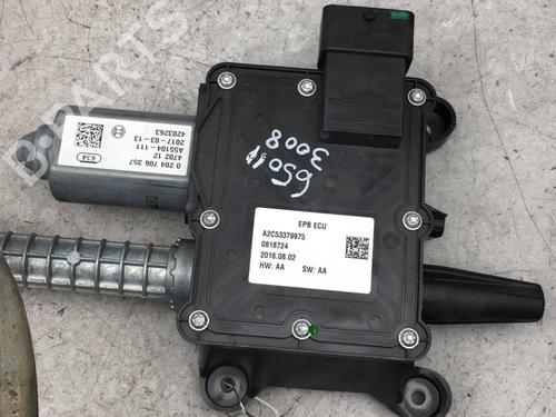 Electric handbrake PEUGEOT 3008 I MPV (0U_) 1.6 HDi | BP25557273E5 