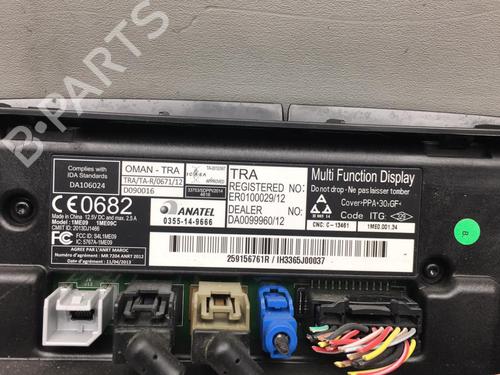 Display RENAULT MEGANE III Hatchback (BZ0/1_, B3_) 1.5 dCi (BZ09, BZ0D, BZ1W, BZ29, BZ14) | BP25525509C48 
