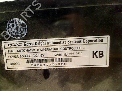 Used Climate control Climate control CHEVROLET NUBIRA Estate 1.8 (122 hp) 25558496 25558496