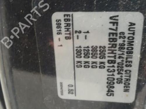 Water radiator CITROËN C8 (EA_, EB_) 2.0 HDi 165 | BP25577576M31 