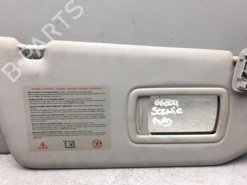 Used Right sun visor RENAULT SCÉNIC III (JZ0/1_) 1.5 dCi (110 hp) 25556146