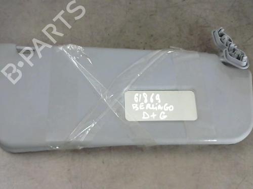 Used Left sun visor CITROËN BERLINGO / BERLINGO FIRST MPV (MF_, GJK_, GFK_) 1.4 i (MFKFX, MFKFW, GJKFWB, GJKFWC, GFKFWC) (75 hp) 25531961
