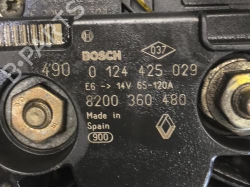 Used Alternator Alternator RENAULT MODUS / GRAND MODUS (F/JP0_) 1.5 dCi (FP0D, JP0D) (82 hp) 25546635 25546635