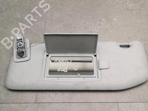 Used Left sun visor PEUGEOT 208 I (CA_, CC_) 1.6 HDi / BlueHDi 75 (75 hp) 25519347