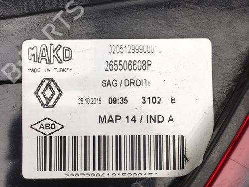 Right taillight RENAULT CLIO IV (BH_) 1.5 dCi 75 | BP25551983C35 