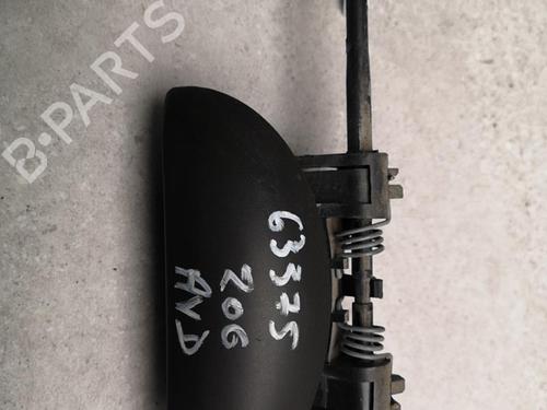 Used Front right exterior door handle PEUGEOT 206+ (2L_, 2M_) 1.1 (60 hp) 25554677
