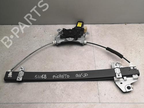 Used Front right window mechanism KIA PICANTO I (SA) 1.0 (63 hp) 25517506