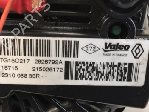 Used Alternator DACIA DUSTER (HS_) 1.5 dCi (109 hp) 25546652