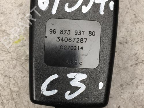 Used Seat buckle Seat buckle CITROËN C3 II (SC_) 1.0 VTi 68 (68 hp) 25551470 25551470