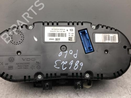 Instrument cluster VW POLO V (6R1, 6C1) 1.6 TDI | BP25514616C47