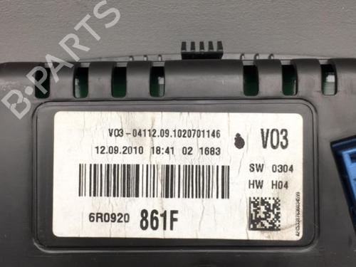 Instrument cluster VW POLO V (6R1, 6C1) 1.6 TDI | BP25514616C47