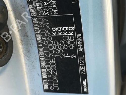 Alternator TOYOTA COROLLA (_E12_) 1.6 VVT-i (ZZE121_, ZZE121R) | BP25516771M7