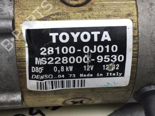 Startmotor TOYOTA YARIS (_P1_) 1.0 (SCP10_, SCP10R) | BP25556066M8 