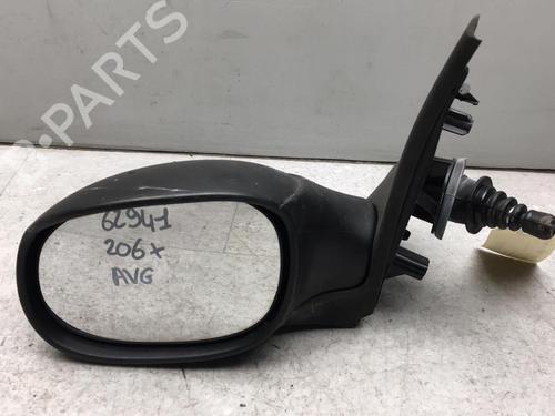 Used Left mirror PEUGEOT 206+ (2L_, 2M_) 1.1 (60 hp) 25555109