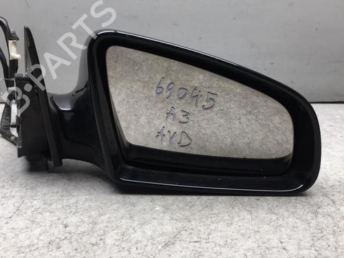 Used Right mirror AUDI A3 (8P1) 2.0 TDI 16V (140 hp) 25551187