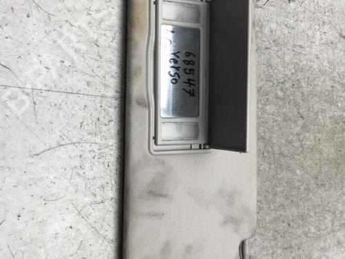 Used Left sun visor Left sun visor TOYOTA COROLLA Verso (ZER_, ZZE12_, R1_) 2.2 D-4D (AUR10_, AUR10R) (136 hp) 25534007 25534007