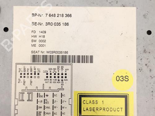 Radio SEAT EXEO (3R2) 2.0 TDI | BP25557078E6