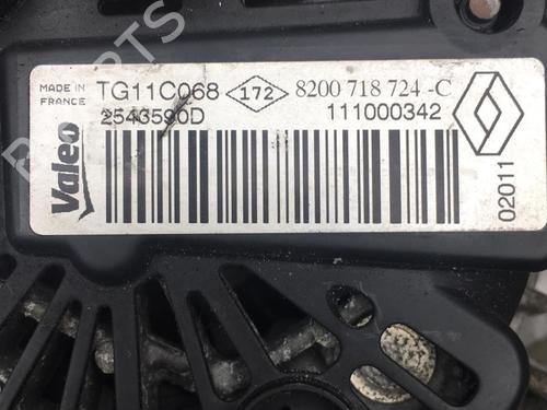 Used Alternator Alternator RENAULT TWINGO II (CN0_) 1.2 16V (CN04, CN0B) (75 hp) 25556101 25556101