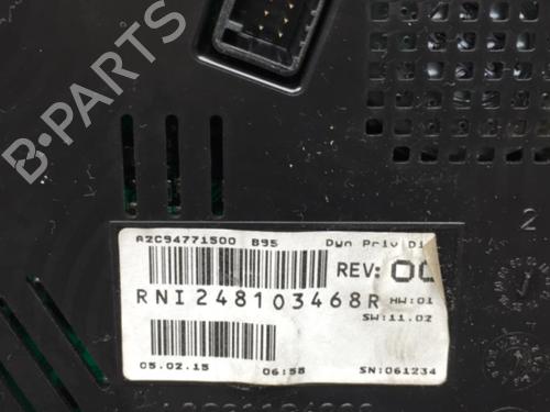 Kombinert Instrument RENAULT MEGANE III Hatchback (BZ0/1_, B3_) 1.5 dCi (BZ1G, BZ1W, BZ0R) (95 hp) 25521817