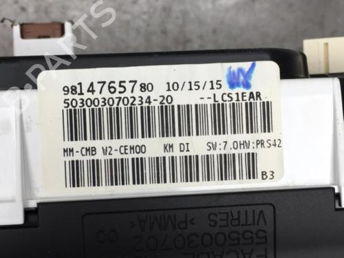Instrument cluster PEUGEOT 508 I (8D_) 1.6 BlueHDi 120 | BP25551095C47