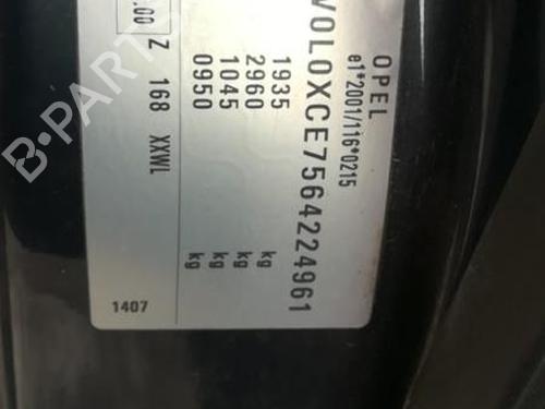 Rear fog light OPEL MERIVA A MPV (X03) 1.7 CDTI (E75) | BP25552523C37 