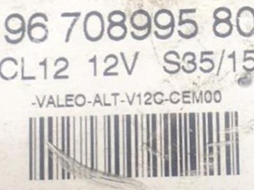 Alternator PEUGEOT 2008 I (CU_) 1.2 THP 110 / PureTech 110 | BP25555503M7 - Image 6