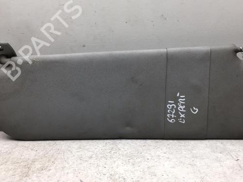Used Left sun visor PEUGEOT EXPERT (224_) 2.0 HDI 16V (109 hp) 25555614