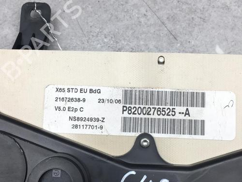 Instrument cluster RENAULT CLIO II (BB_, CB_) 1.5 dCi (B/C2J) | BP25525799C47 
