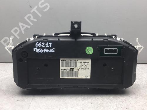 Kombinert Instrument RENAULT MEGANE II (BM0/1_, CM0/1_) 1.5 dCi (BM1E, CM1E) (106 hp) 25525018