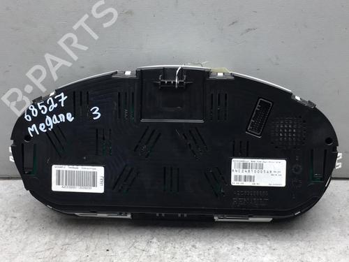 Instrument cluster RENAULT MEGANE III Coupe (DZ0/1_) 1.5 dCi (DZ09, DZ0D, DZ1F, DZ1G, DZ14, DZ29) | BP25514291C47 
