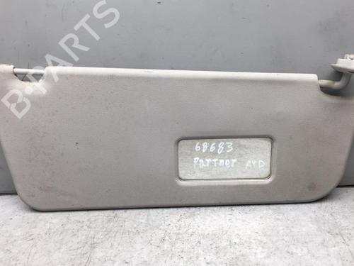 Used Right sun visor Right sun visor PEUGEOT PARTNER Box Body/MPV (5_, G_) 1.9 D (69 hp) 25551557 25551557