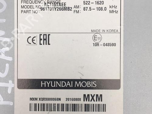 Used Radio Radio KIA PICANTO II (TA) 1.0 (67 hp) 25575353 25575353