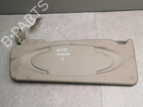Used Left sun visor RENAULT KANGOO / GRAND KANGOO II (KW0/1_) 1.5 dCi 90 (KW05, KW08, KW0G, KW11) (90 hp) 25554384