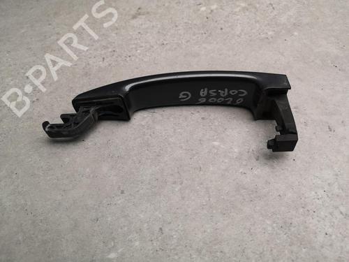 Used Front left exterior door handle OPEL CORSA D (S07) 1.2 LPG (L08, L68) (80 hp) 25536692