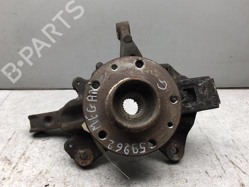 Used Left front steering knuckle RENAULT MEGANE III Hatchback (BZ0/1_, B3_) 1.5 dCi (BZ09, BZ0D, BZ1W, BZ29, BZ14) (110 hp) 25557132