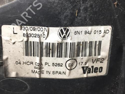 Used Left headlight VW POLO (6N2) 1.9 SDI (64 hp) 25551885