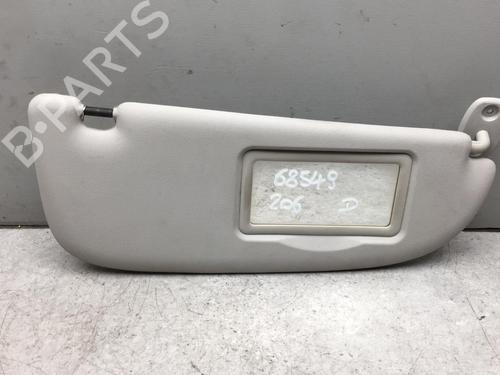 Used Right sun visor PEUGEOT 206 Hatchback (2A/C) 1.6 16V (109 hp) 25521340