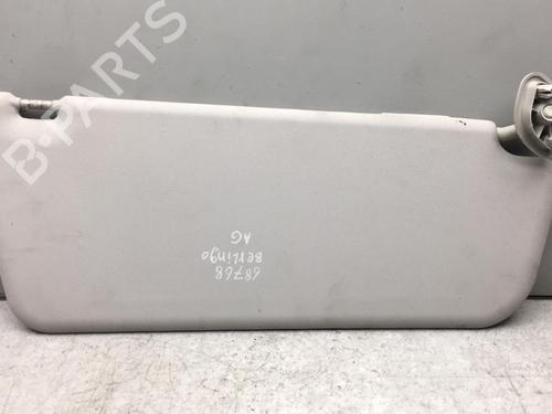 Left sun visor CITROËN BERLINGO / BERLINGO FIRST MPV (MF_, GJK_, GFK_) 1.6 HDI 90 (MF9HX) | BP25551372I1 