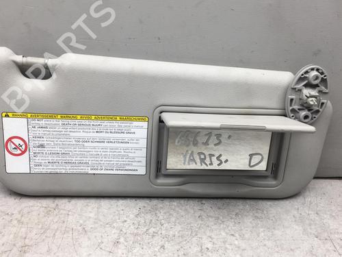 Used Right sun visor Right sun visor TOYOTA YARIS (_P13_) 1.4 D (NLP130_, NLP130) (90 hp) 25514409 25514409