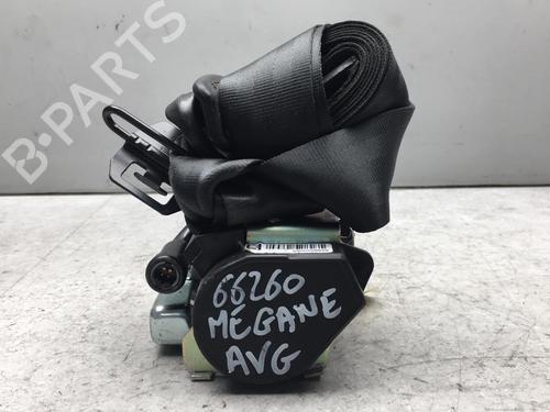 Venstre foran beltestrammer RENAULT MEGANE III Hatchback (BZ0/1_, B3_) 1.5 dCi (BZ09, BZ0D, BZ1W, BZ29, BZ14) (110 hp) 25556779