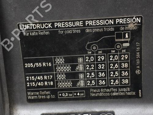 Fuel flap MERCEDES-BENZ B-CLASS Sports Tourer (W245) B 200 CDI (245.208) | BP25552081C131