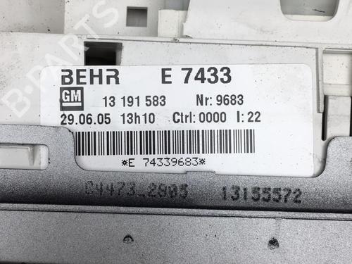 Used Climate control OPEL MERIVA A MPV (X03) 1.7 CDTI (E75) (100 hp) 25582001