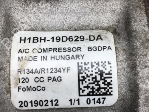 AC compressor FORD FIESTA VII (HJ, HF) 1.0 EcoBoost | BP25546716M34