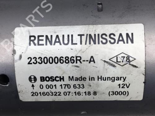 Startmotor RENAULT MEGANE IV Hatchback (B9A/M/N_) 1.6 dCi 130 (B9A4) | BP25551329M8 