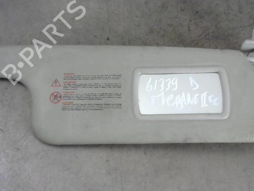 Used Right sun visor RENAULT MEGANE II Coupé-Cabriolet (EM0/1_) 1.9 dCi (120 hp) 25524538
