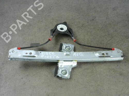 Used Front left window mechanism FORD FIESTA VI (CB1, CCN) 1.6 TDCi (90 hp) 25555108